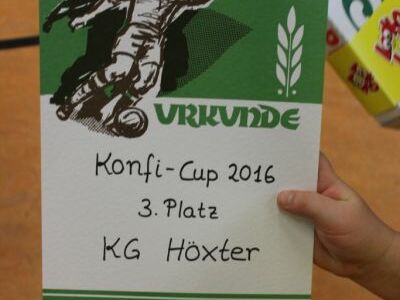 Das Konfi-Team aus Höxter belegt Platz 3